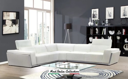 Genuine italian leather - genuine, white